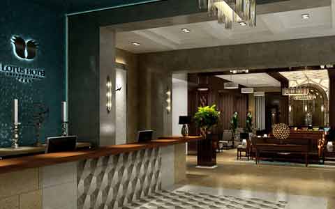Lotus Hotel, lobby 